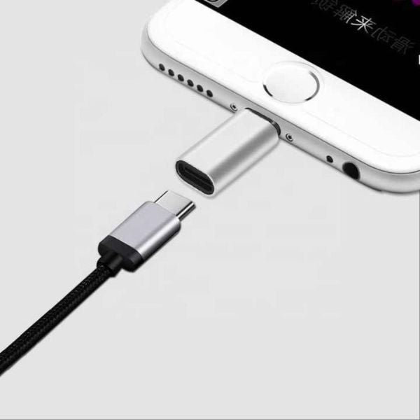 Adaptor Fast Charging, Micro USB / Lightning, Redare Muzica si Transfer Datee, Argintiu