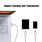Adaptor Fast Charging, Micro USB / Lightning, Redare Muzica si Transfer Datee, Argintiu