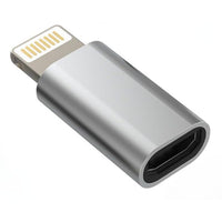 Adaptor Fast Charging, Micro USB / Lightning, Redare Muzica si Transfer Datee, Argintiu