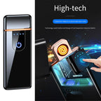 Bricheta Electrica Antivant in Cutie, Incarcare USB, Senzor Digital, Aprindere cu Inductie pentru 2 Tigari Simultan, Indicato