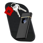 Bricheta Electrica Antivant in Cutie, Incarcare USB, Senzor Digital,, Indicator LED si Suport din Silicon Cauciucat, Antidera