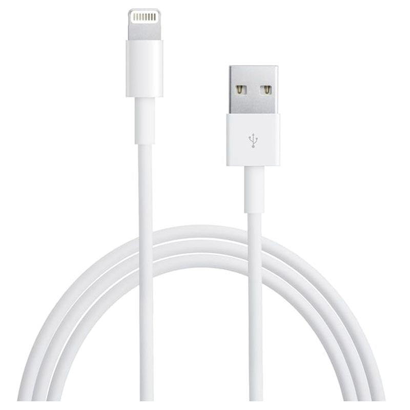Cablu de date si incarcare USB – Lighting, 2A, 1m, Fast Charging, Compatibil cu dispozitivele Apple, Alb