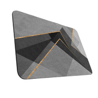 Covoras pentru baie ultra absorbant, anti-alunecare, material Diaton, Model Abstract, 50 x 80 cm