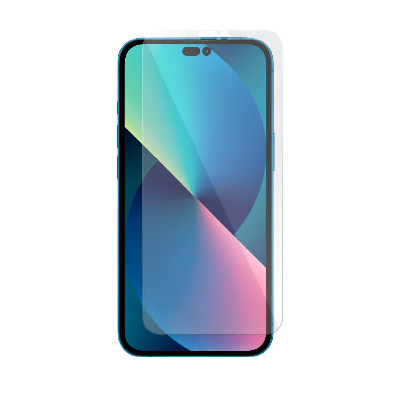 Folie de Protectie cu Margini Rontunjite pentru Iphone 14 Pro, Grosime 0.3 mm din sticla 9H