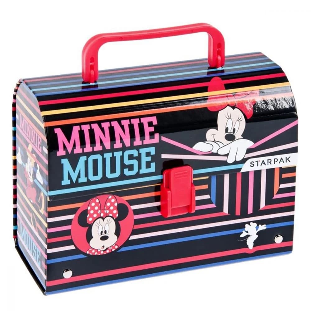 Geanta cu Maner pentru Mancare, Multicolor, Minnie Mouse, 20 x 14.5 x 8 – 0 cm