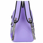 Ghiozdan Smart pentru Copii, Mercaton, Material Impermeabil, Port USB, Lacat anti-furt, 20 – 35 L, 30 x 14 x 47 cm, Violet