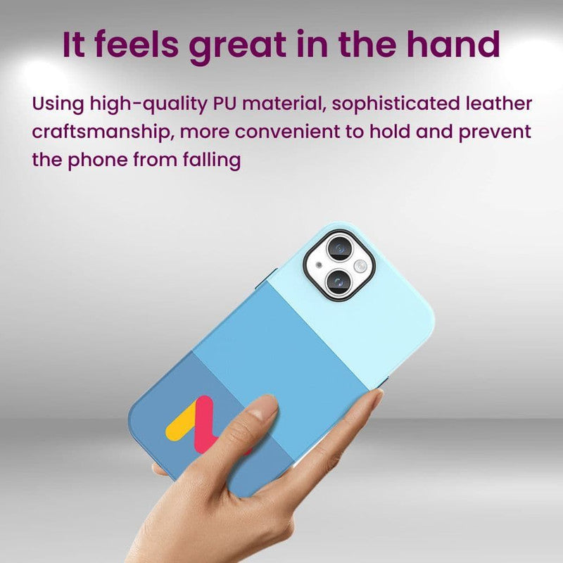 Husa de protectie cu armatura pe margini pentru Iphone 14 Pro, Piele Ecologica si Folie de Protectie 9H, Grosime 0.3 mm, Alba