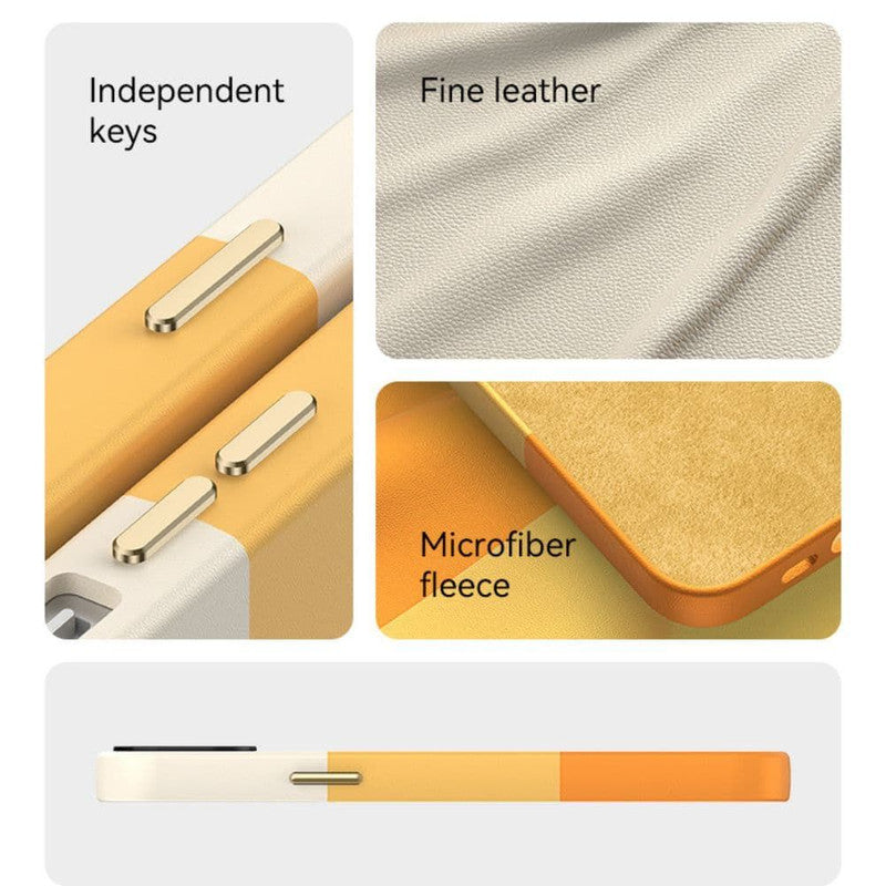Husa de protectie cu armatura pe margini pentru Iphone 14 Pro, Piele Ecologica si Folie de Protectie 9H, Grosime 0.3 mm, Roz