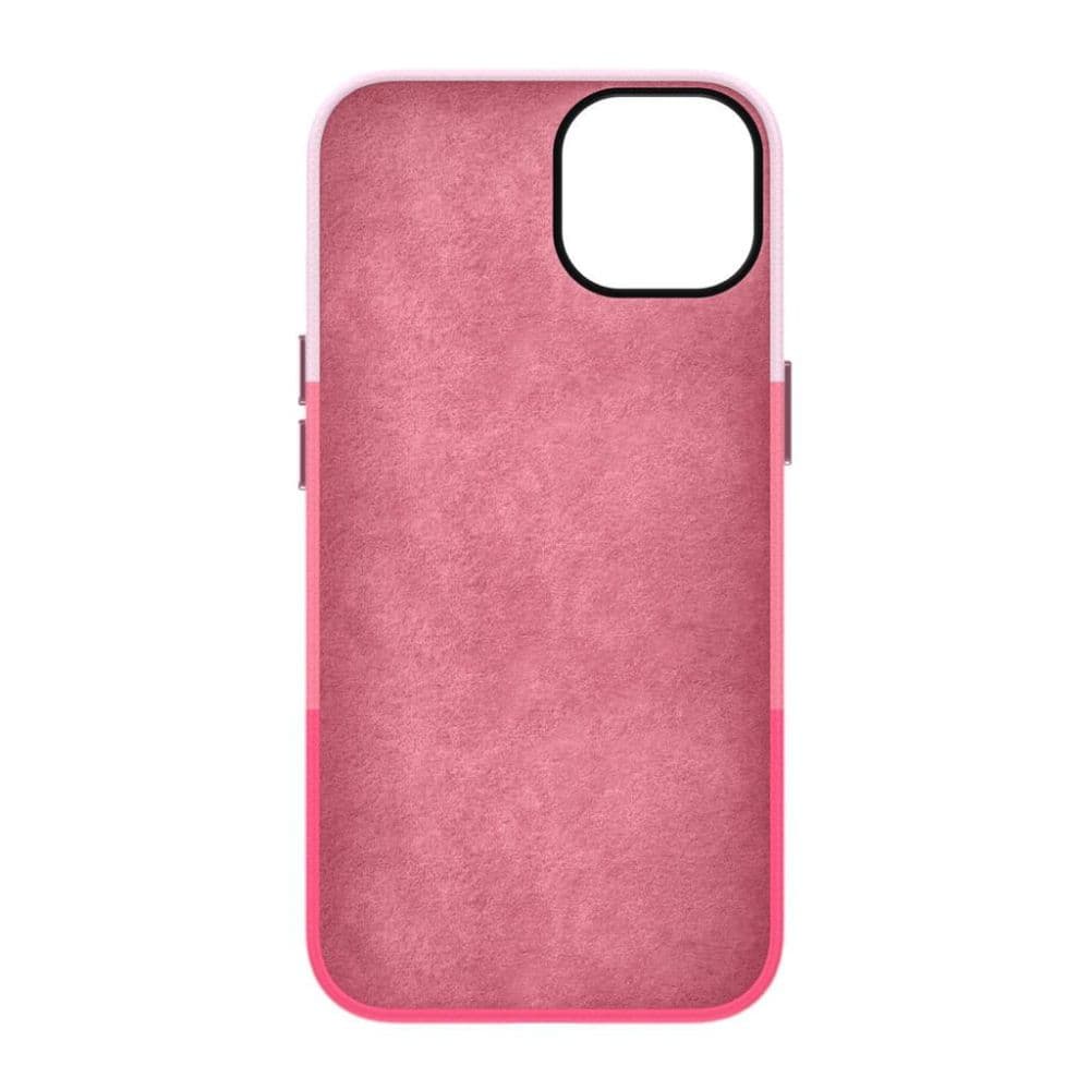 Husa de Protectie Mercaton din Piele Ecologica si cu Armaturi pe Margini, pentru Iphone 14, Roz Multicolor