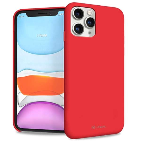 Husa din Silicon Soft compatibila cu iPhone 11 Pro Max, Rosu