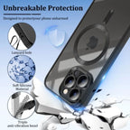Husa pentru iPhone 16 Pro Max, TPU, Protectie si pentru Camera, MagSafe, Anti-Alunecare, Anti-Galbenire, Transparenta cu Marg