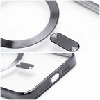 Husa pentru iPhone 16 Pro Max, TPU, Protectie si pentru Camera, MagSafe, Anti-Alunecare, Anti-Galbenire, Transparenta cu Marg