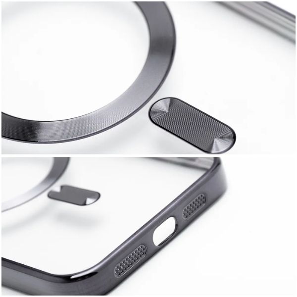 Husa pentru iPhone 16 Pro Max, TPU, Protectie si pentru Camera, MagSafe, Anti-Alunecare, Anti-Galbenire, Transparenta cu Marg