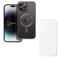 Husa si Folie Protectie pentru iPhone 16 TPU, Protectie si pentru Camera, MagSafe, Anti-Alunecare, Anti-Galbenire, Transparen