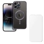 Husa si Folie Protectie pentru iPhone 16 TPU, Protectie si pentru Camera, MagSafe, Anti-Alunecare, Anti-Galbenire, Transparen