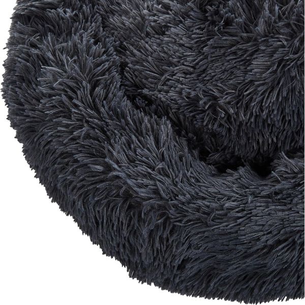 Pat Rotund din Plus, Imblanit, Suprafata Antiaderenta, Materiale Soft, Diametru 40 cm, Marimea S, Gri