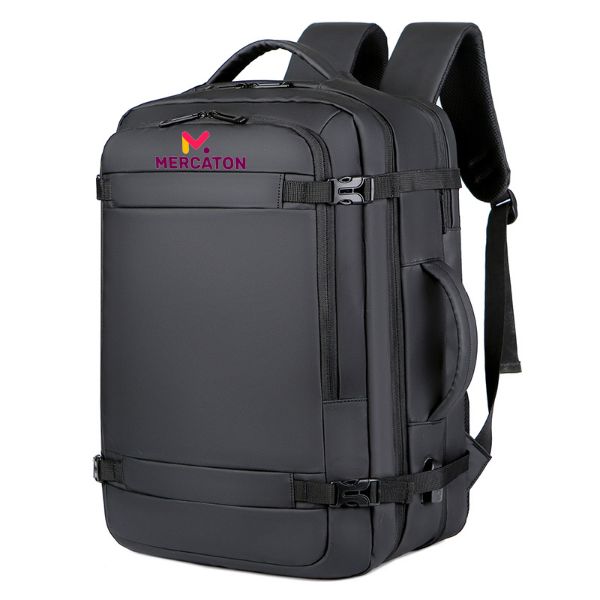Rucsac extensibil Mercaton, compatibil cu laptop-uri pana la 17.3″, 29L – 39L, Port USB, Waterproof, Travel Size, Anti-Furt, 