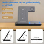 STAȚIE PLIABILĂ DE ÎNCĂRCARE WIRELESS 3‑ÎN‑1