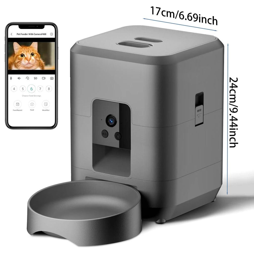 HRĂNITOR AUTOMAT INTELIGENT PENTRU ANIMALE, CU APLICAȚIE