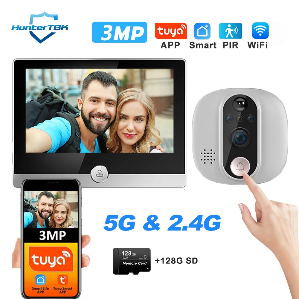 VIZOR DIGITAL INTELIGENT CU CAMERĂ WI‑FI