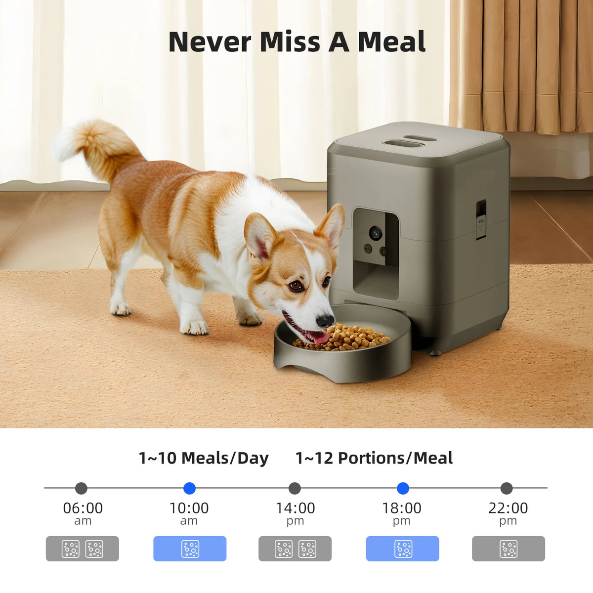 HRĂNITOR AUTOMAT INTELIGENT PENTRU ANIMALE, CU APLICAȚIE