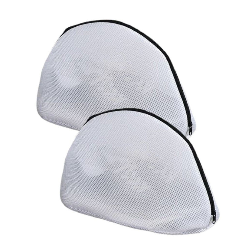 Set 2 Saculeti din poliester cu fermoar pentru spalarea si protejarea pantofilor si a hainelor de dimensiuni mici, 42 x 24 x 