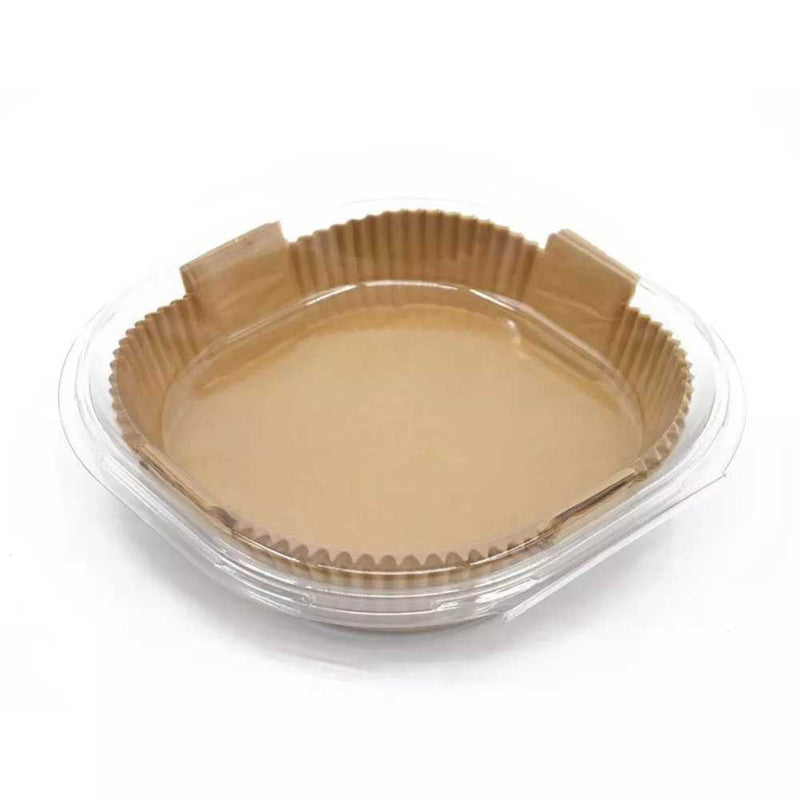 Set 200 Hartii de copt sau prajit pentru Airfryer, Forma patrat, in suport de plastic cu capac, 20 x 20 cm