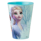 Set 3 Pahare din Plastic cu Frozen, fara BPA, 430 ML, Multicolor