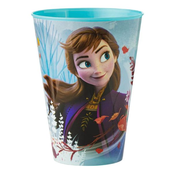 Set 3 Pahare din Plastic cu Frozen, fara BPA, 430 ML, Multicolor