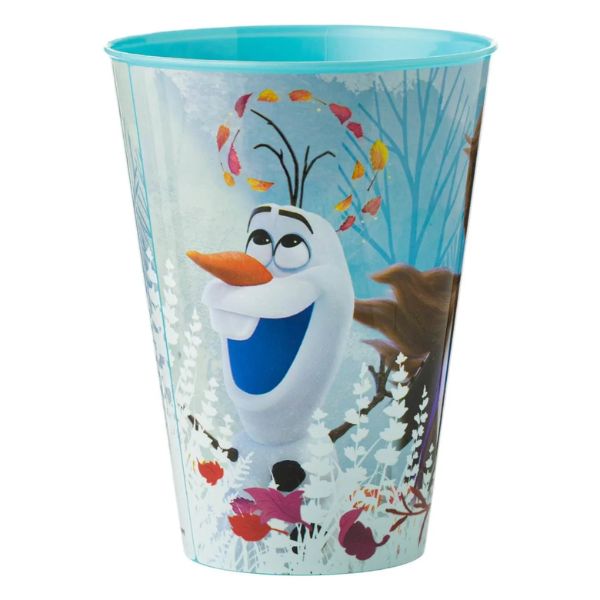 Set 3 Pahare din Plastic cu Frozen, fara BPA, 430 ML, Multicolor