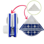 Set 5 Rezerve pentru Stergator Dublu cu Magnet pentru Curatarea Geamurilor cu Grosime intre 3 si 18 mm, Alb