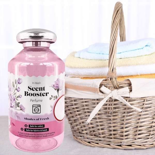Set Parfum Concentrat pentru Rufe, Pure Fresh, 250 ML si 4 Bile Reutilizabile pentru a Preveni Incurcarea Hainelor in Masina 