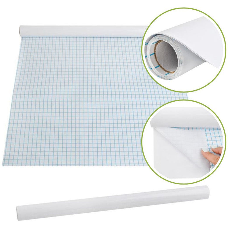 Set Rola de hartie autoadeziva pentru scris si desenat cui 4 markere cu magnet si burete si 36 pixuri parfumate cu gel cu scl