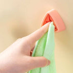 Suport Autoadeziv Mercaton pentru Prosoape, Plastic, Tip Agatatoare, Impermeabil, Sistem Push Free, Montaj pe Perete, 5 x 2.3