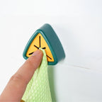 Suport Autoadeziv Mercaton pentru Prosoape, Plastic, Tip Agatatoare, Impermeabil, Sistem Push Free, Montaj pe Perete, 5 x 2.3